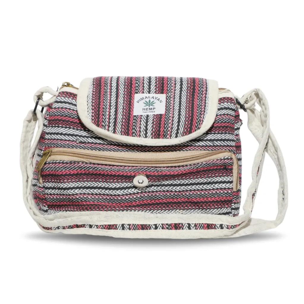 Himalayan Stripe Hemp Shoulder Bag