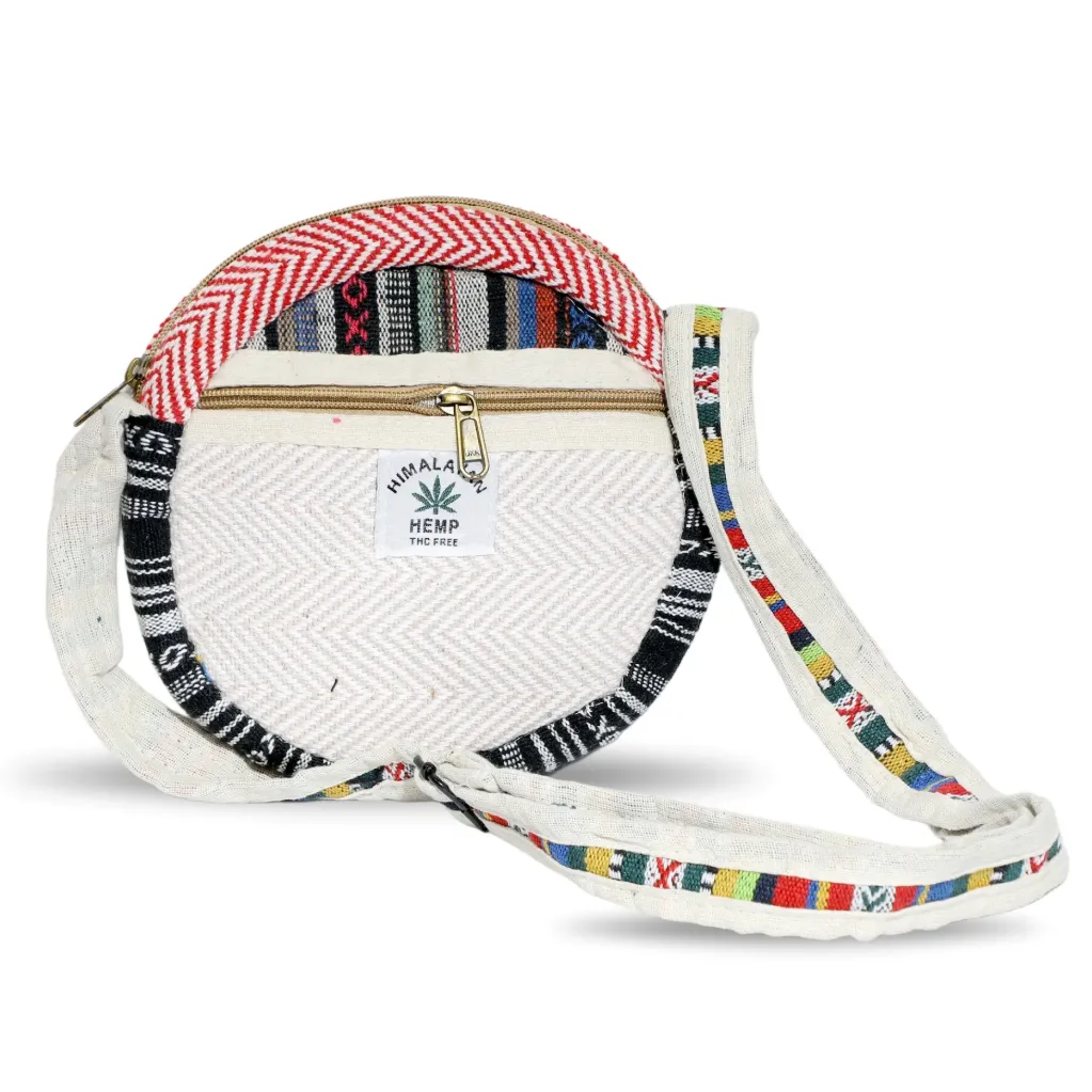 Himalayan Round Patchwork Hemp Sling